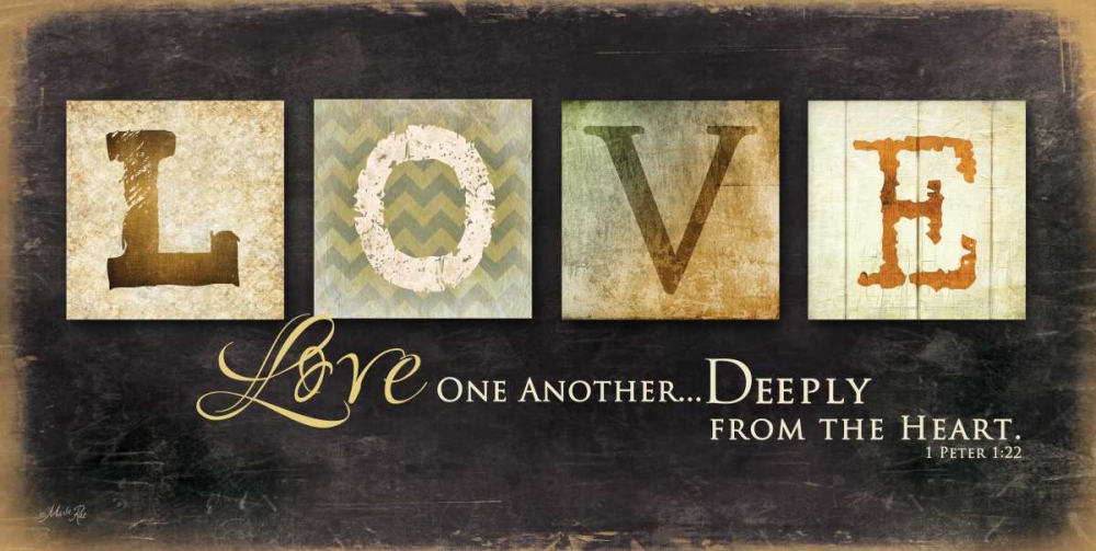 Love One Another art print by Marla Rae for $57.95 CAD