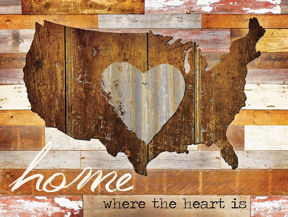 Home - Where the Heart Is art print by Marla Rae for $57.95 CAD