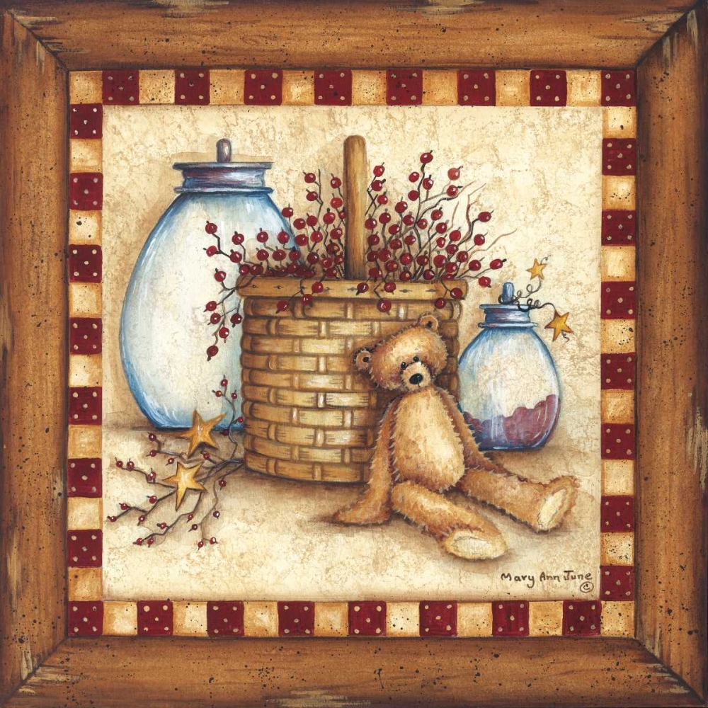 Berries, Stars and Jars art print by Mary Ann June for $57.95 CAD