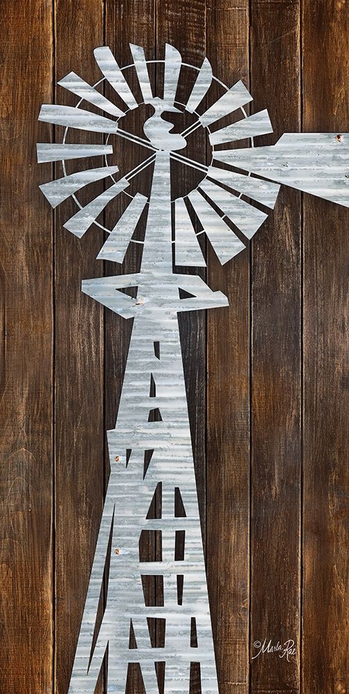Metal Windmill art print by Marla Rae for $57.95 CAD