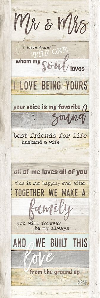 Mr. and Mrs. art print by Marla Rae for $57.95 CAD