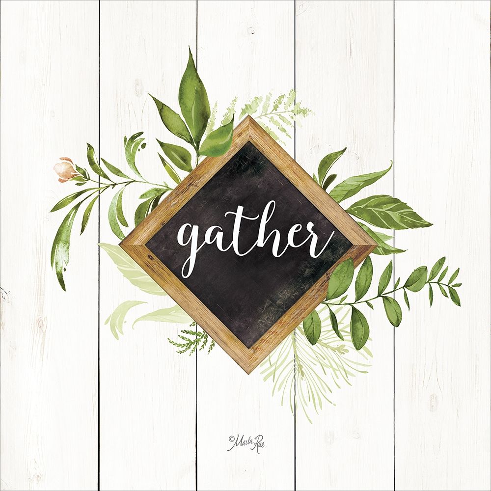 Gather Greenery art print by Marla Rae for $57.95 CAD