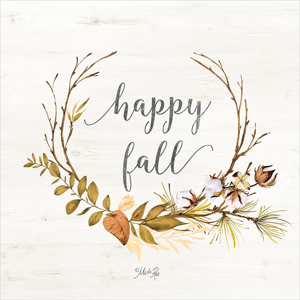 Happy Fall art print by Marla Rae for $57.95 CAD