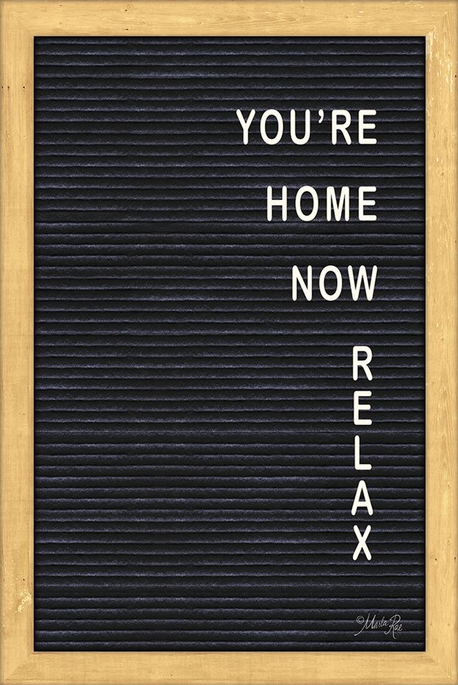 Youre Home Now Felt Board art print by Marla Rae for $57.95 CAD