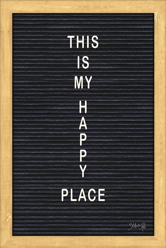 This is My Happy Place Felt Board art print by Marla Rae for $57.95 CAD