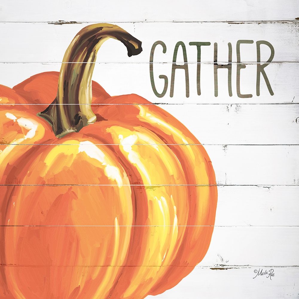 Gather Pumpkin art print by Marla Rae for $57.95 CAD