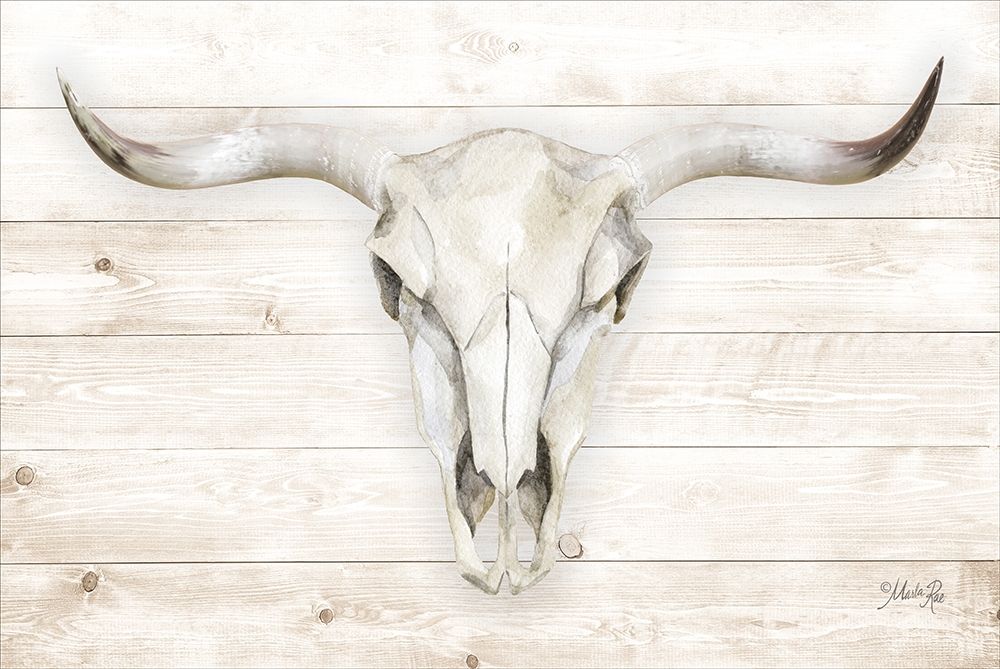 Cow Skull art print by Marla Rae for $57.95 CAD