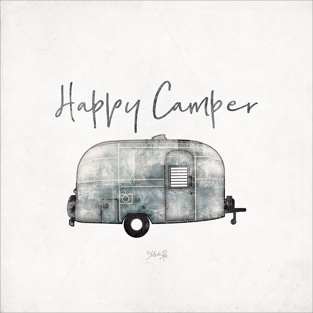 Happy Camper art print by Marla Rae for $57.95 CAD