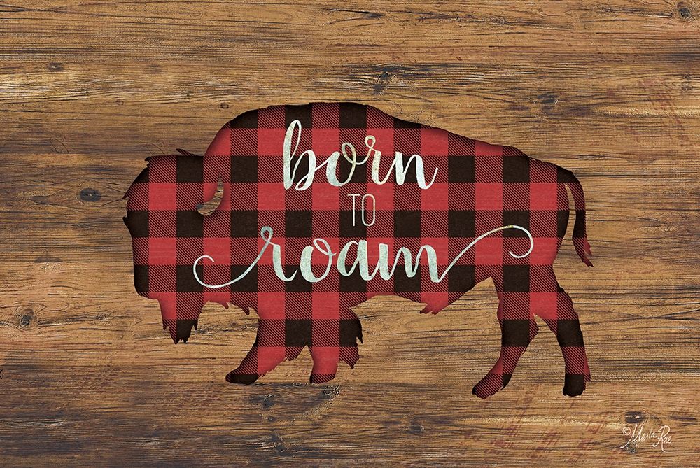 Born to Roam Bison art print by Marla Rae for $57.95 CAD