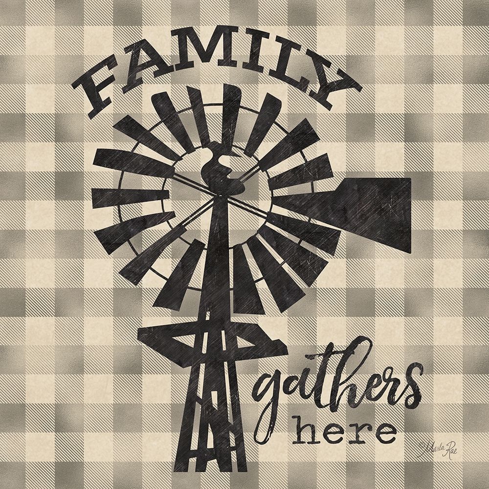 Family Gathers Here  art print by Marla Rae for $57.95 CAD