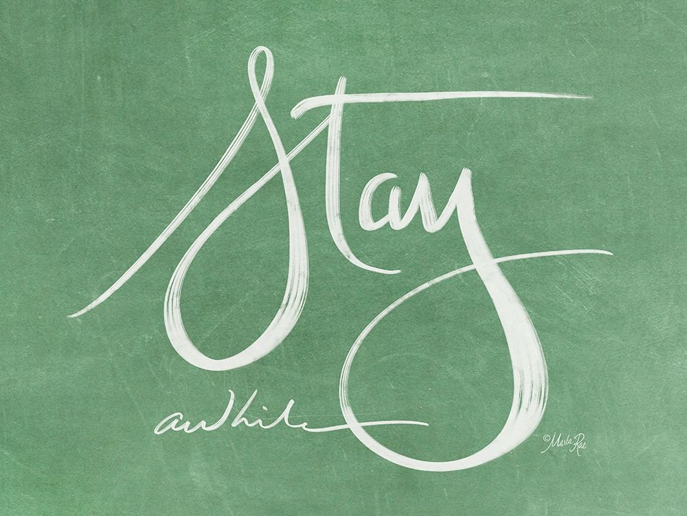 Stay Awhile  art print by Marla Rae for $57.95 CAD