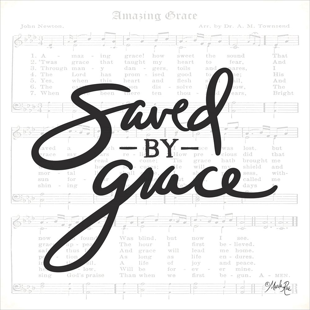 Saved by Grace art print by Marla Rae for $57.95 CAD