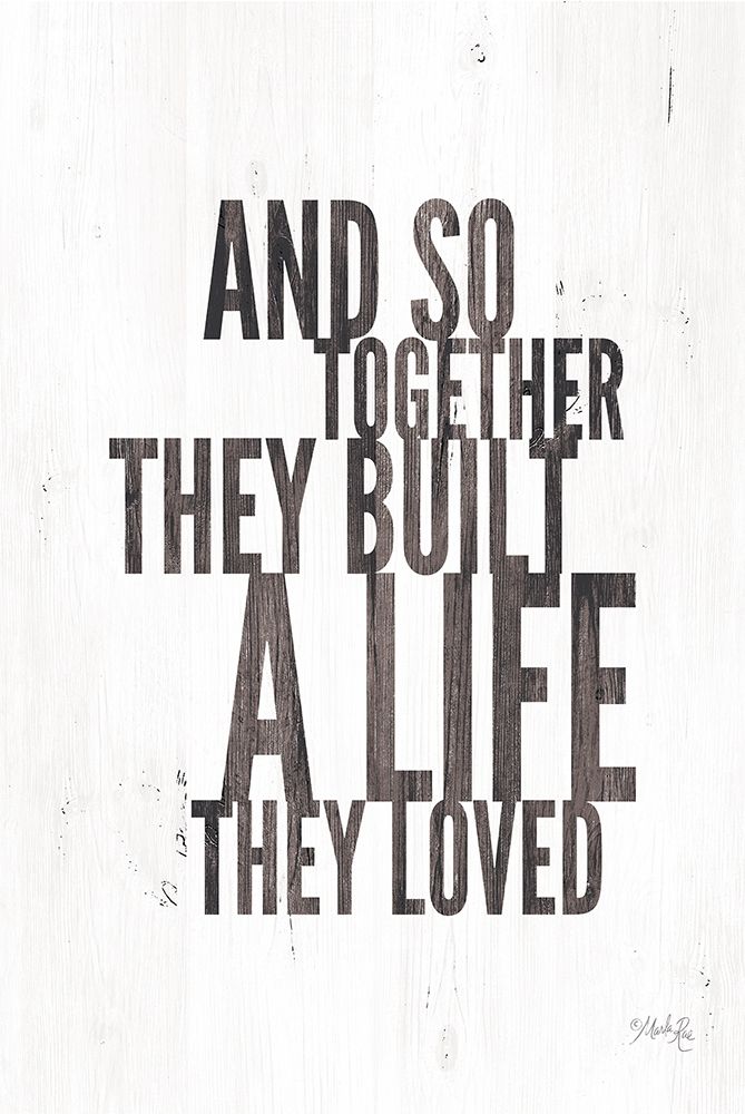 A Life They Loved art print by Marla Rae for $57.95 CAD