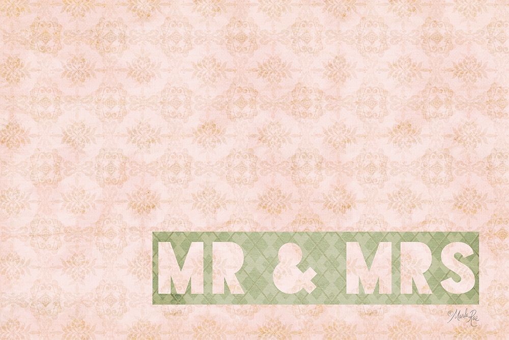 Mr and Mrs art print by Marla Rae for $57.95 CAD
