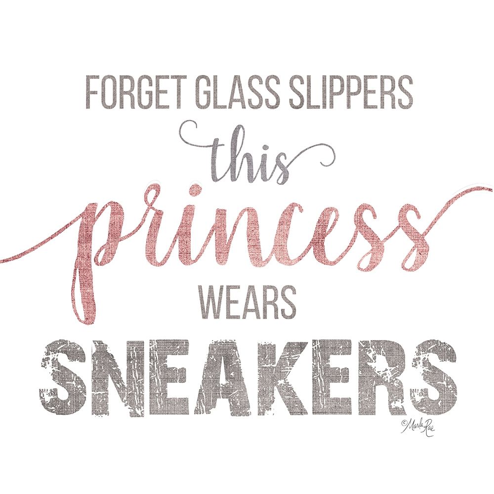 This Princess Wears Sneakers art print by Marla Rae for $57.95 CAD