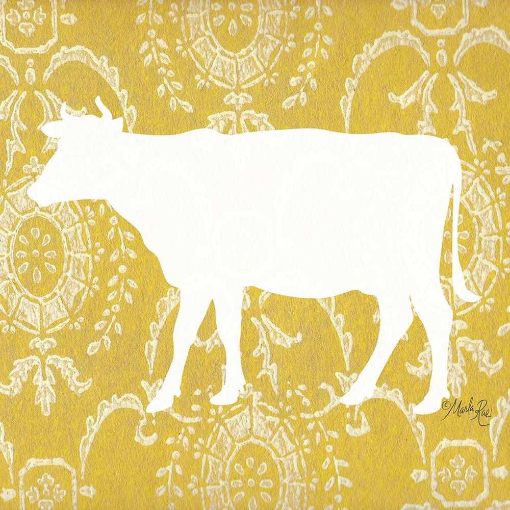 Cow Silhouette art print by Marla Rae for $57.95 CAD