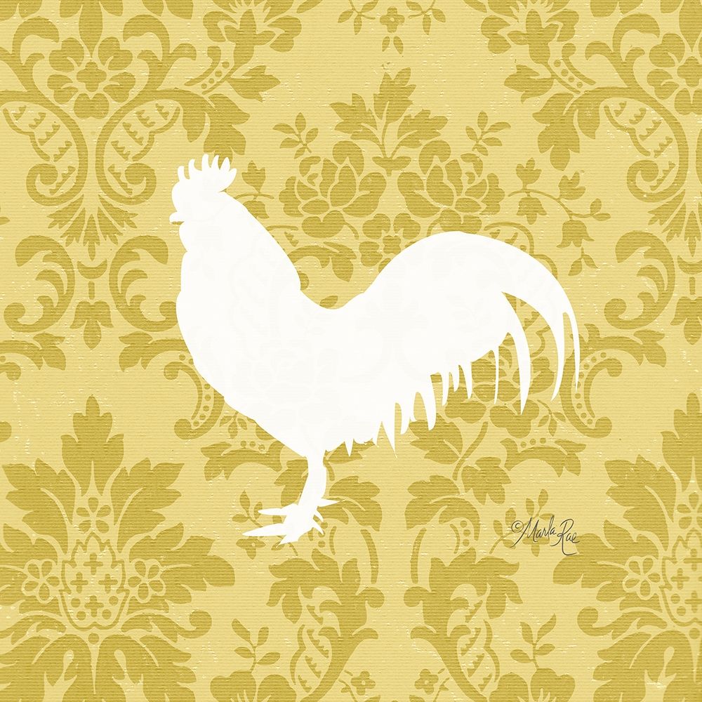 Rooster Silhouette art print by Marla Rae for $57.95 CAD