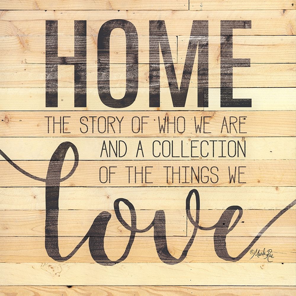 Home Story art print by Marla Rae for $57.95 CAD