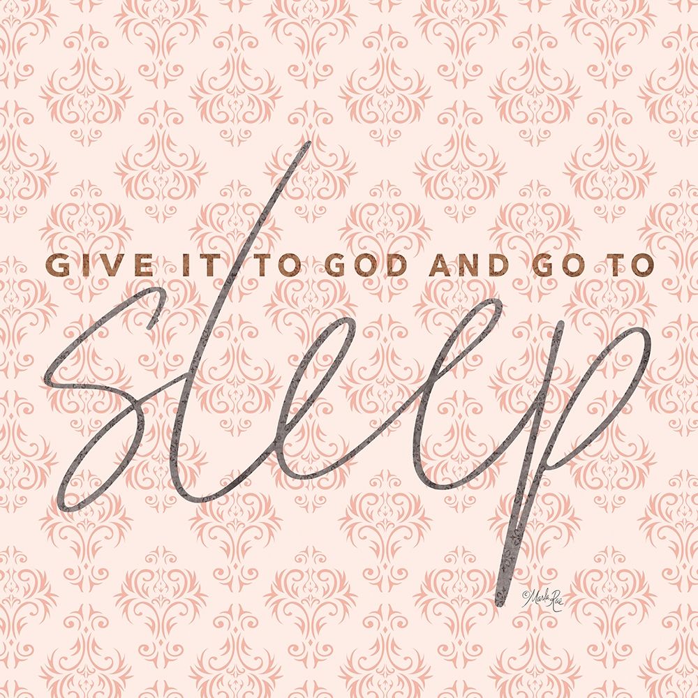 Give it to God - Coral art print by Marla Rae for $57.95 CAD