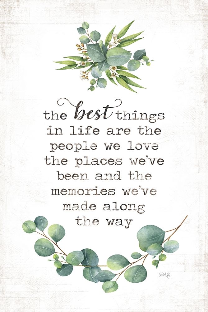 The Best Things art print by Marla Rae for $57.95 CAD