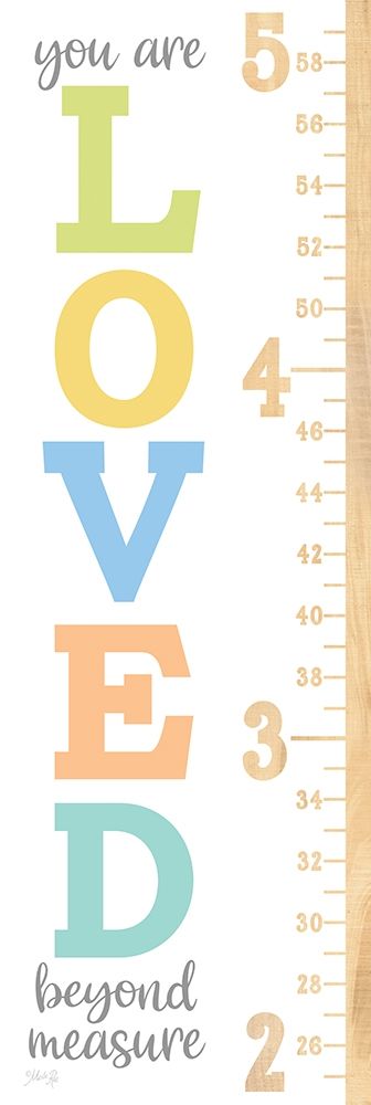 Loved Beyond Measure Growth Chart art print by Marla Rae for $57.95 CAD