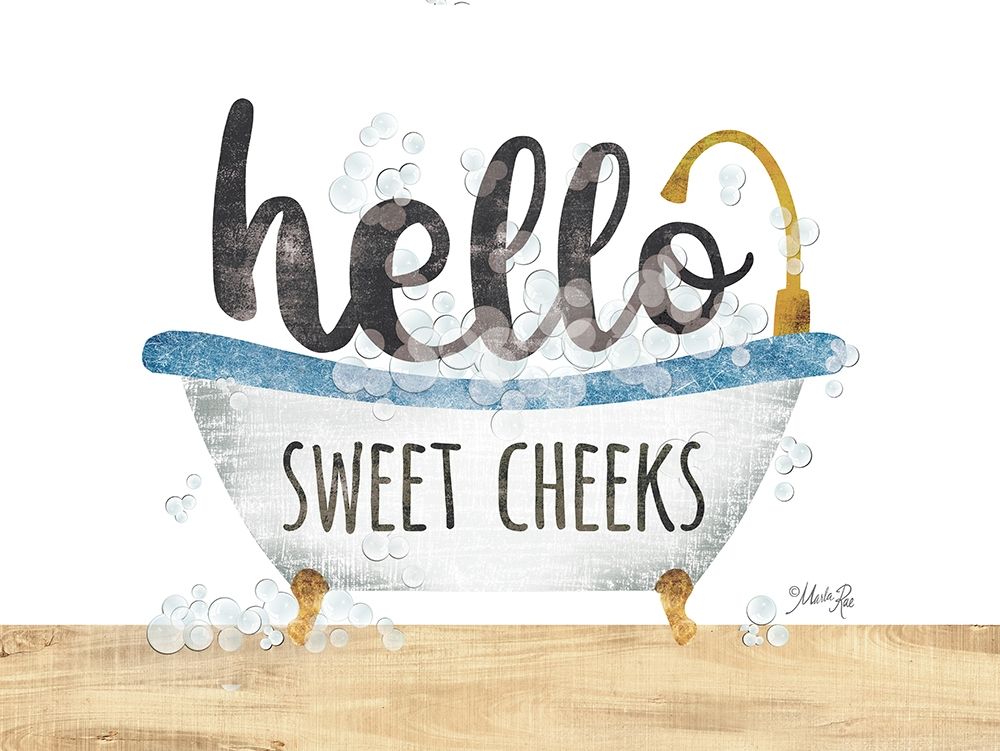 Hello Sweet Cheeks art print by Marla Rae for $57.95 CAD