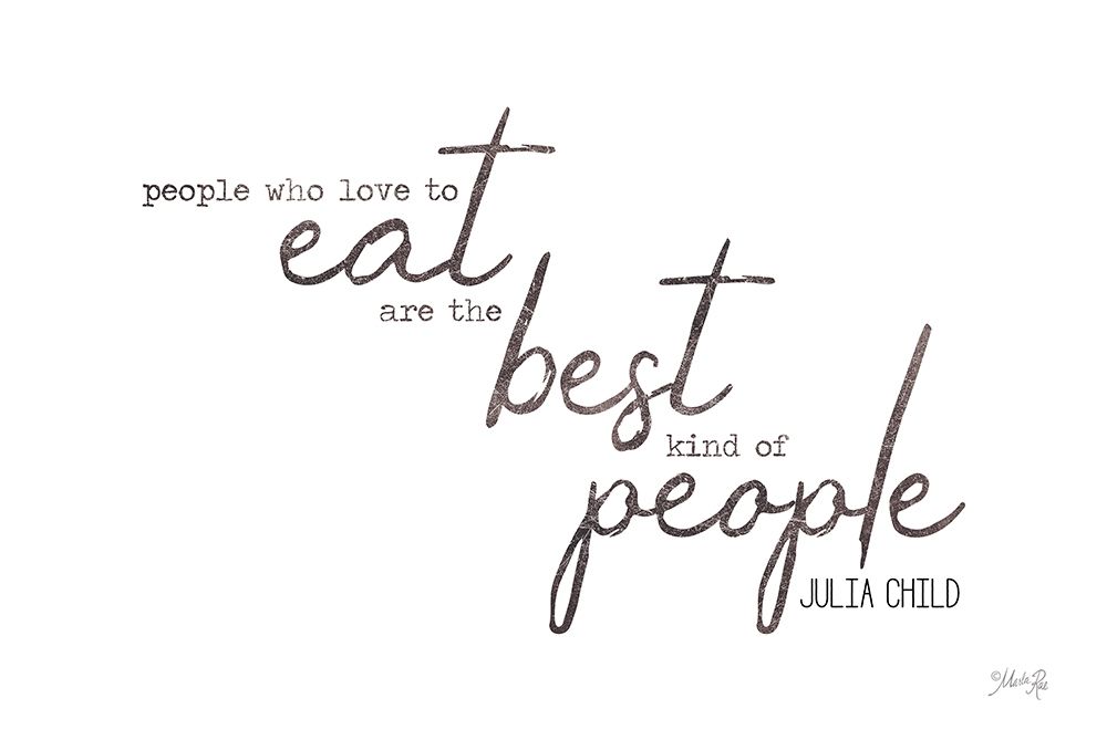 People Who Love to Eat art print by Marla Rae for $57.95 CAD