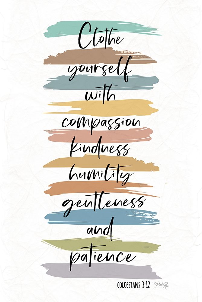 Clothe Yourself with Compassion art print by Marla Rae for $57.95 CAD