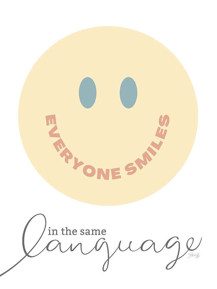 Everyone Smiles art print by Marla Rae for $57.95 CAD