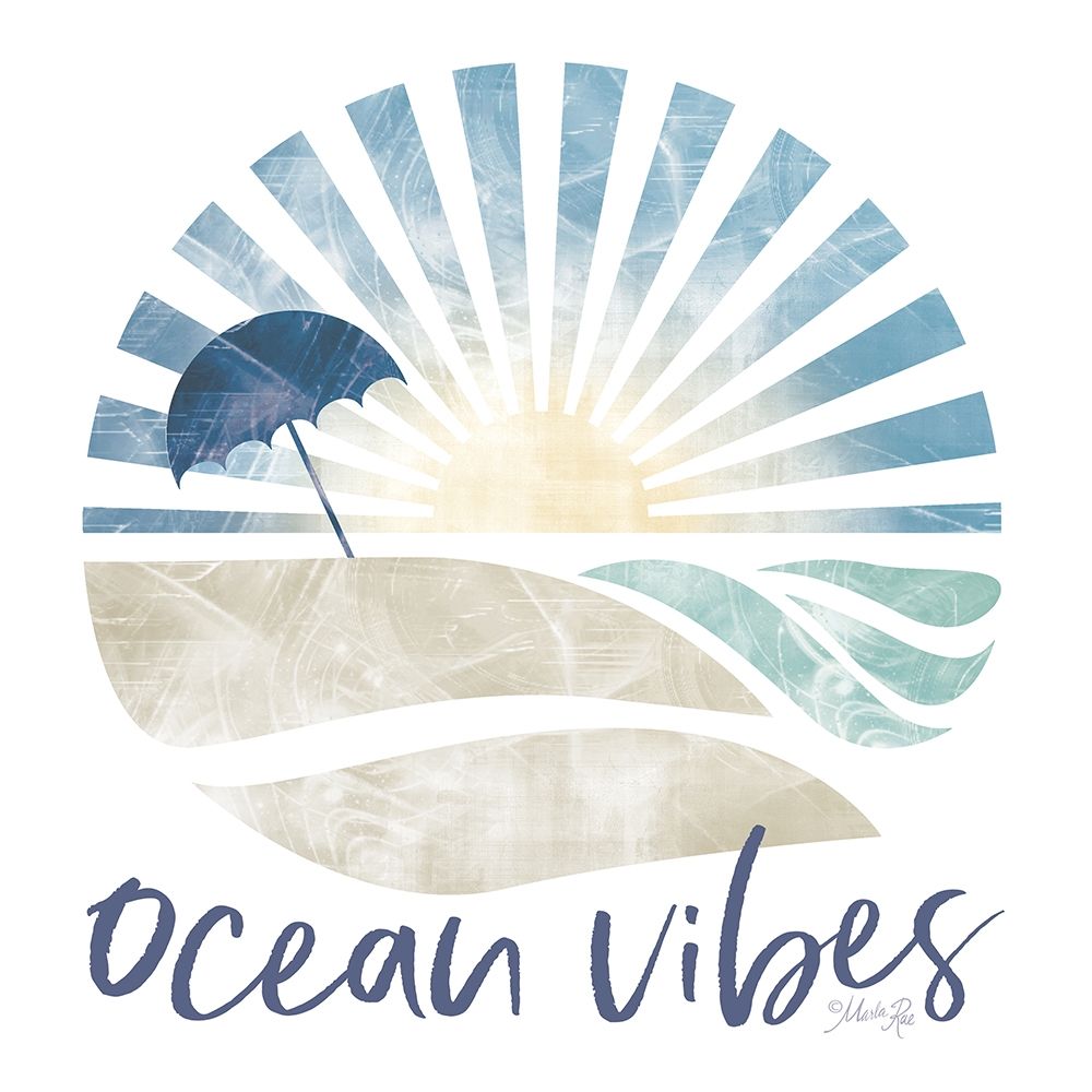 Ocean Vibes art print by Marla Rae for $57.95 CAD