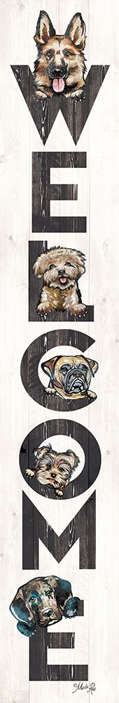 Welcome Dogs art print by Marla Rae for $57.95 CAD