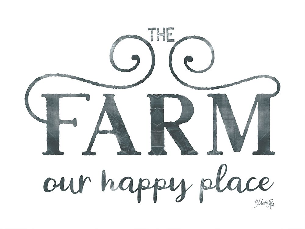 The Farm - Our Happy Place art print by Marla Rae for $57.95 CAD