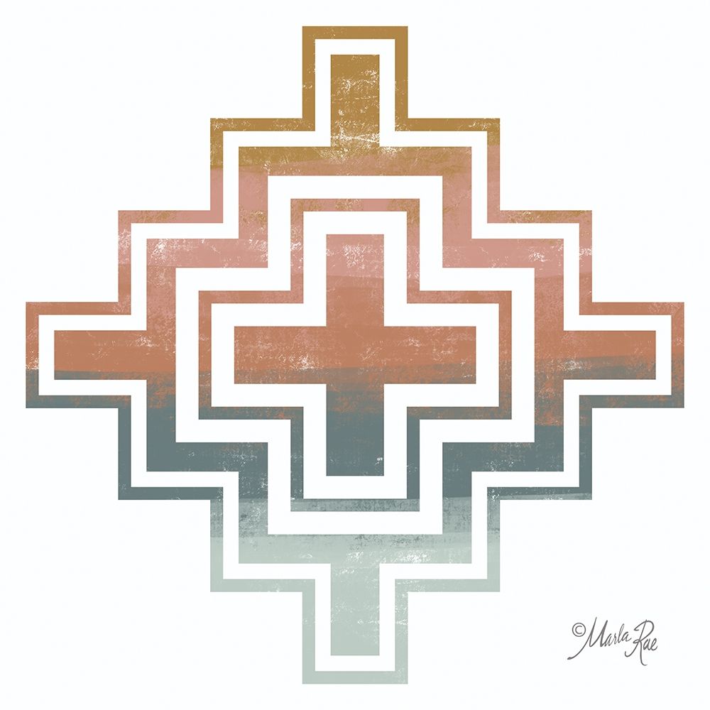 Tranquil Tribal Print 1 art print by Marla Rae for $57.95 CAD