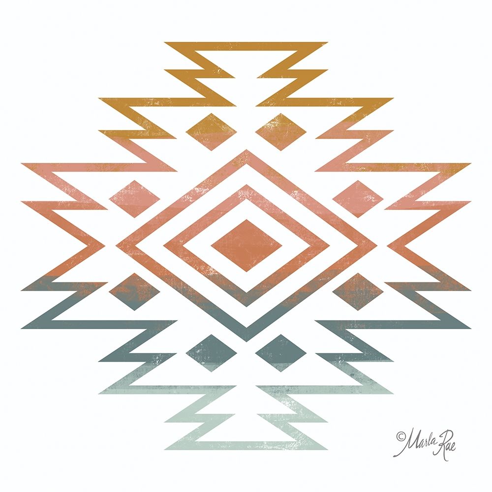 Tranquil Tribal Print 2 art print by Marla Rae for $57.95 CAD