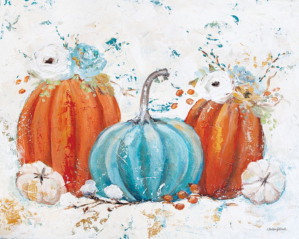 Harvest Pumpkins art print by Mackenzie Kissell for $57.95 CAD