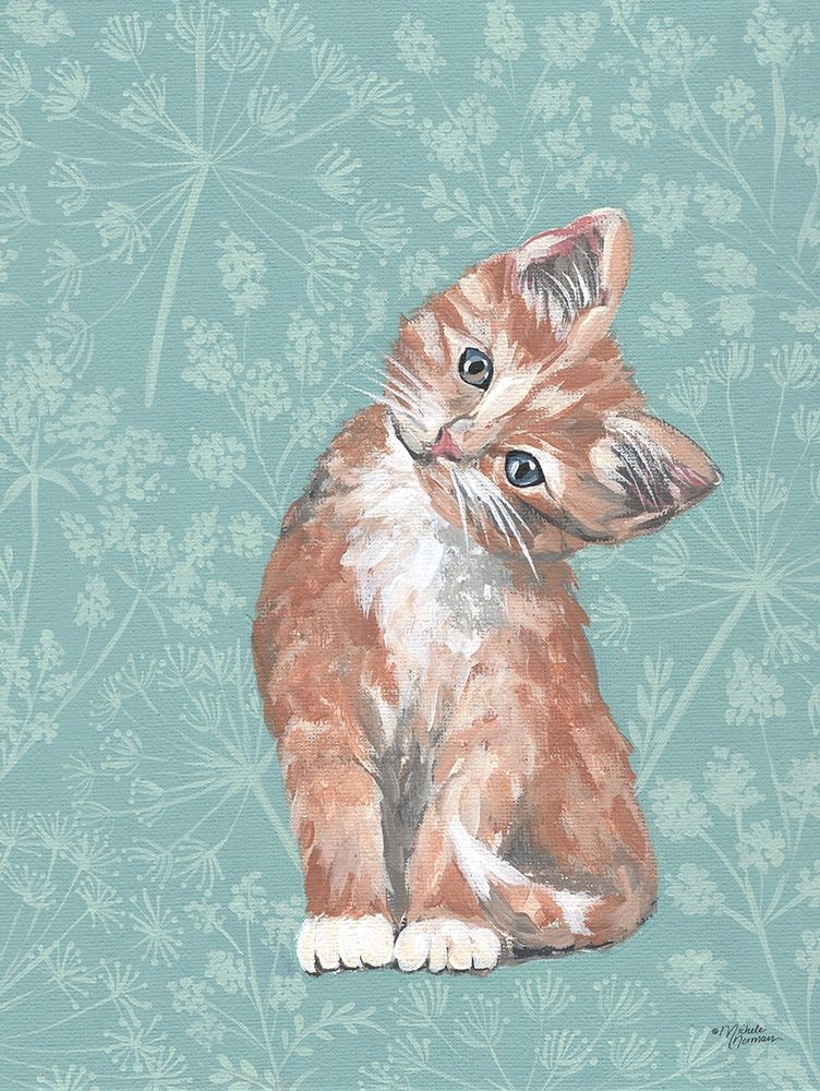 Moxie the Kitten art print by Michele Norman for $57.95 CAD