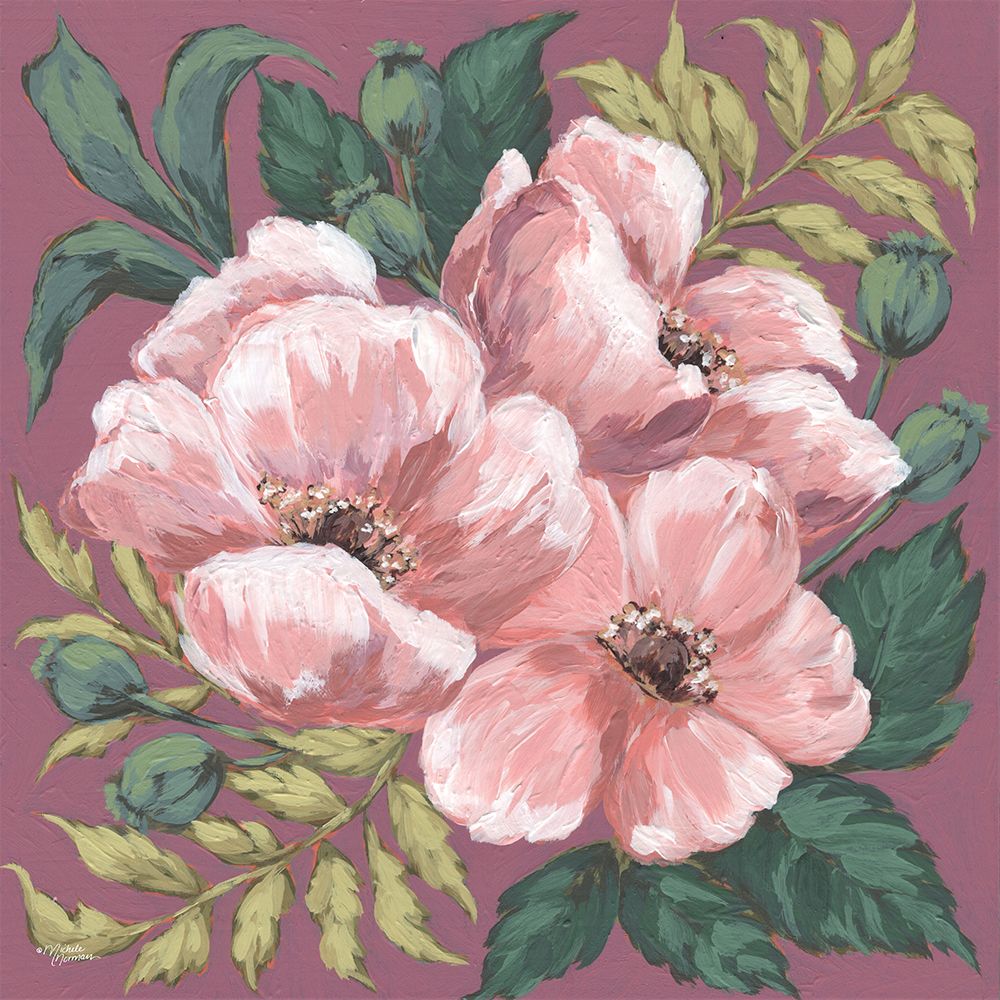 Pink Poppies art print by Michele Norman for $57.95 CAD
