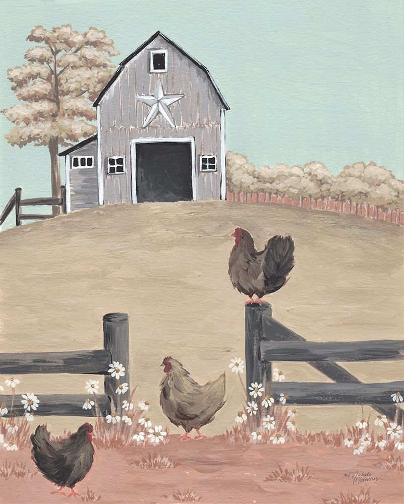 In the Barnyard art print by Michele Norman for $57.95 CAD
