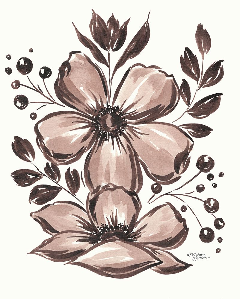 Sepia Garden art print by Michele Norman for $57.95 CAD