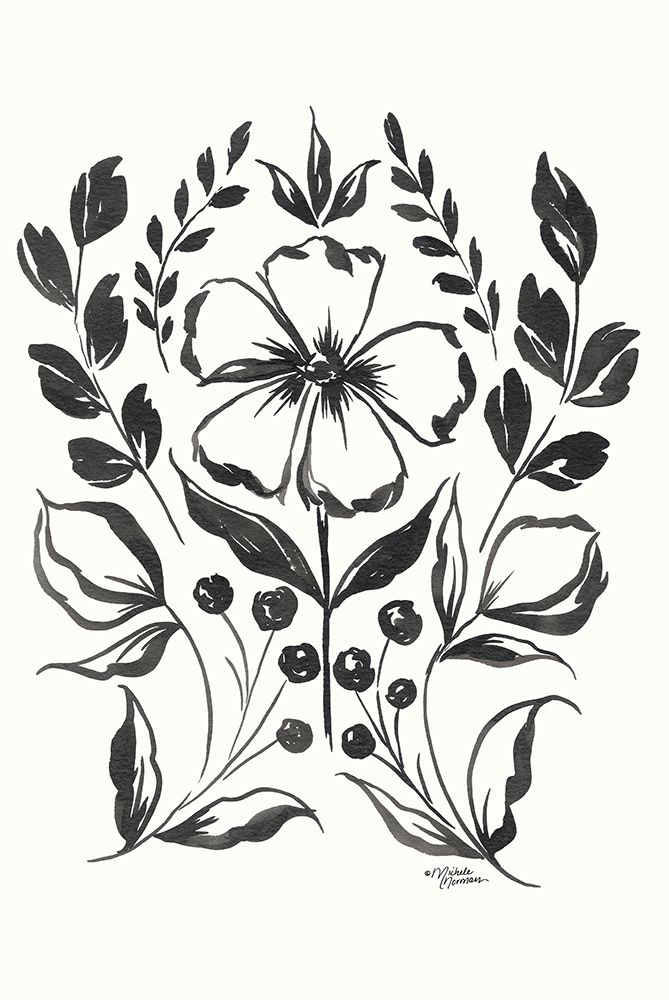 Gracie Floral art print by Michele Norman for $57.95 CAD