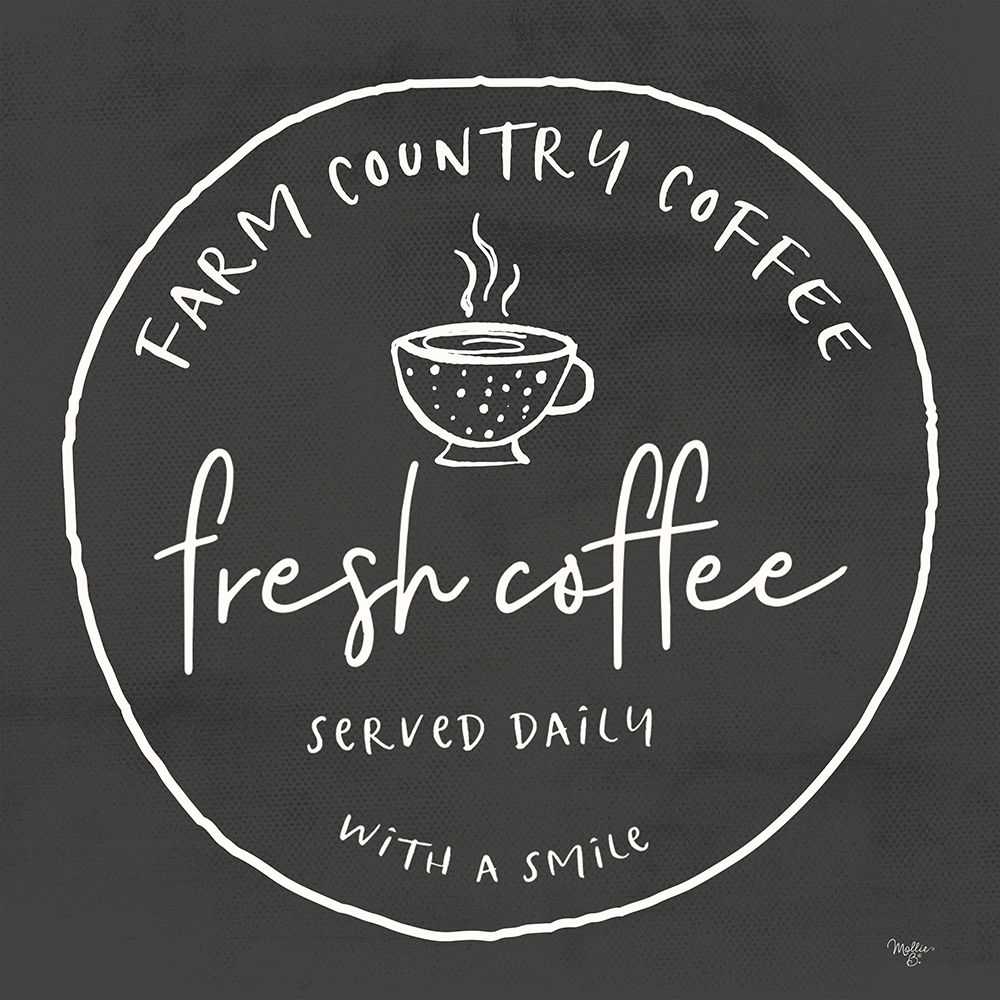 Fresh Coffee art print by Mollie B. for $57.95 CAD