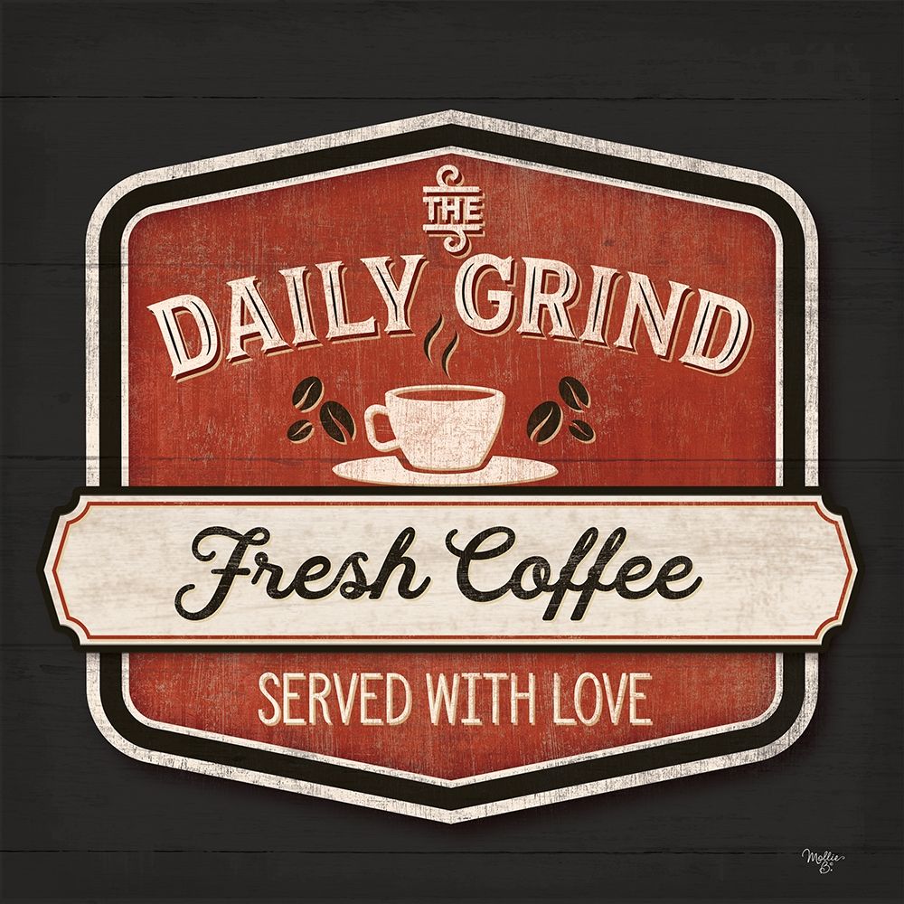 The Daily Grind art print by Mollie B. for $57.95 CAD