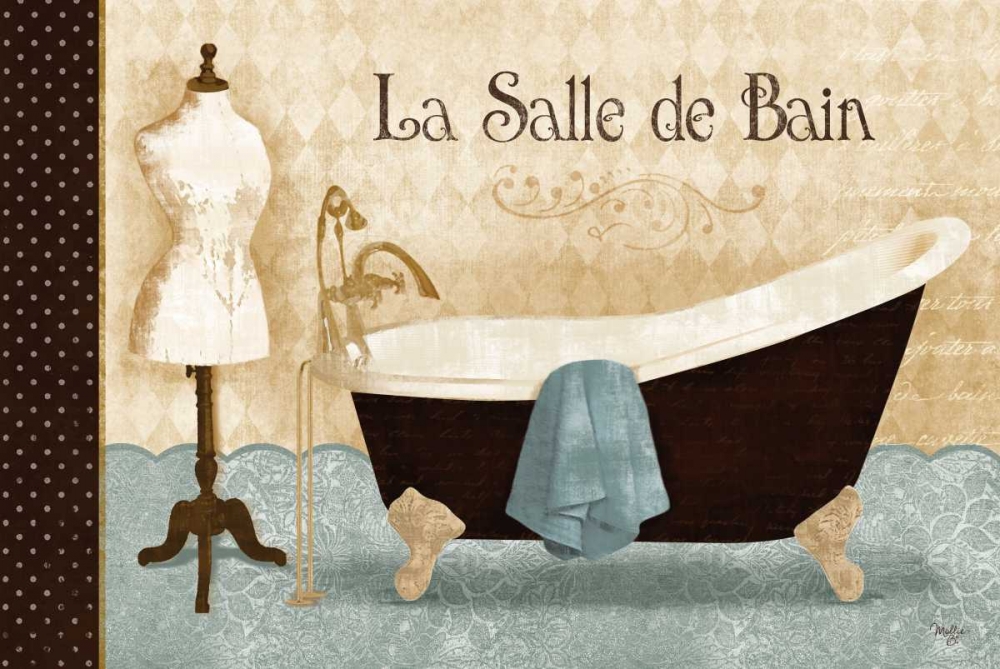 La Salle de Bain art print by Mollie B.  for $57.95 CAD