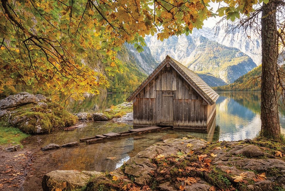 The Boathouse art print by Martin Podt for $57.95 CAD