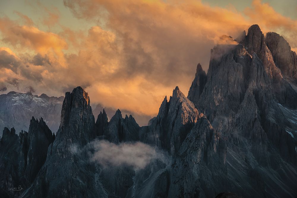 Dramatic Sunset in the Dolomites  art print by Martin Podt for $57.95 CAD