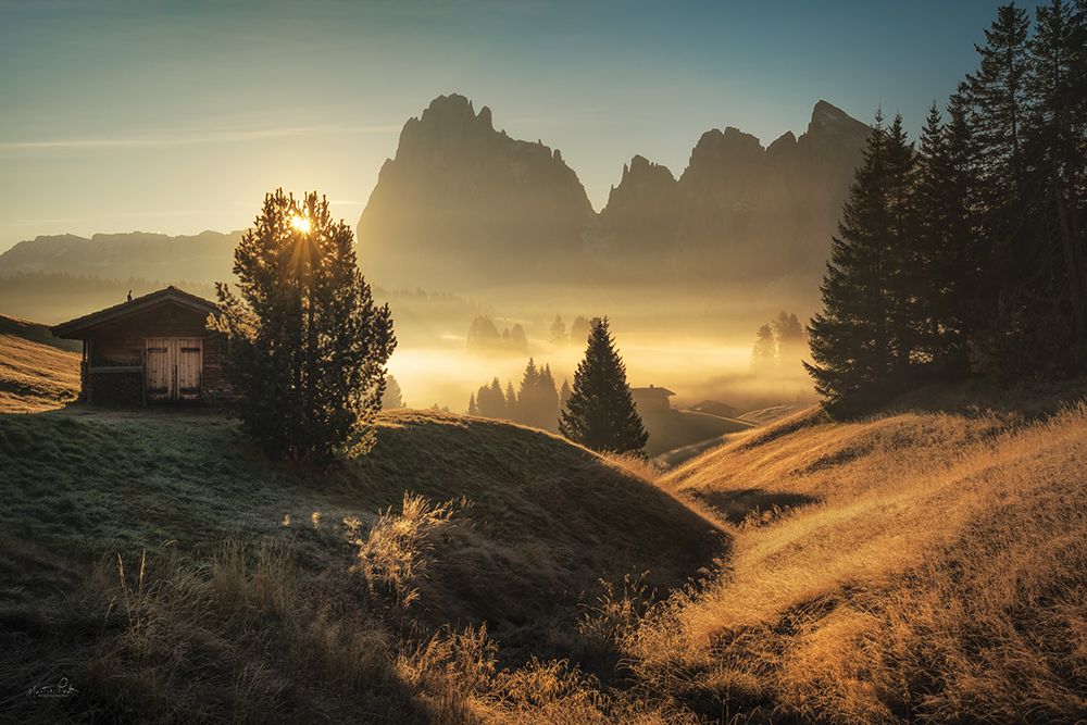 Morning in Italy Countryside  art print by Martin Podt for $57.95 CAD