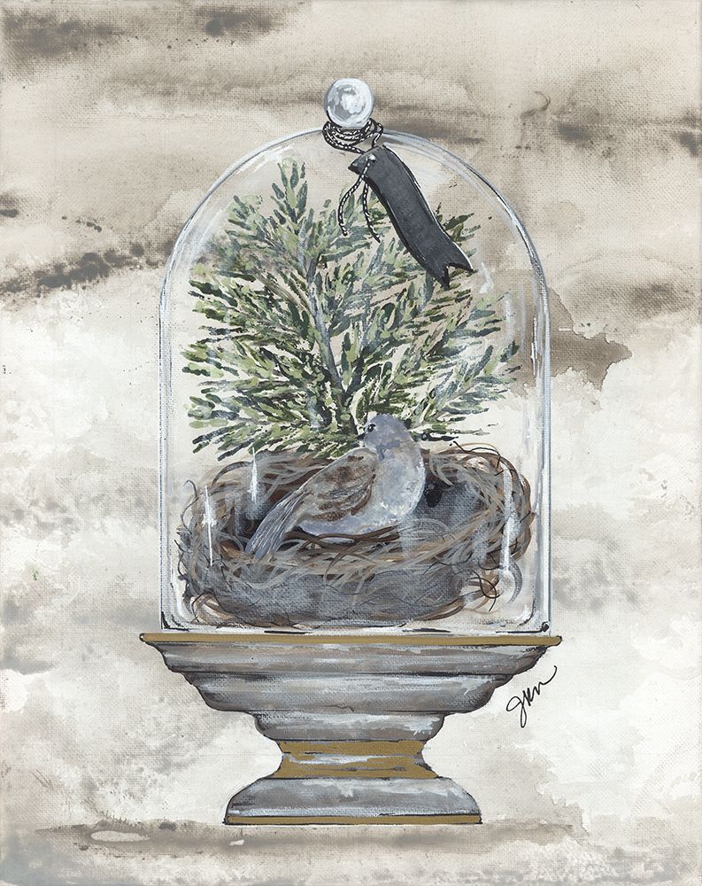 Winter Bird Dome art print by Julie Norkus for $57.95 CAD