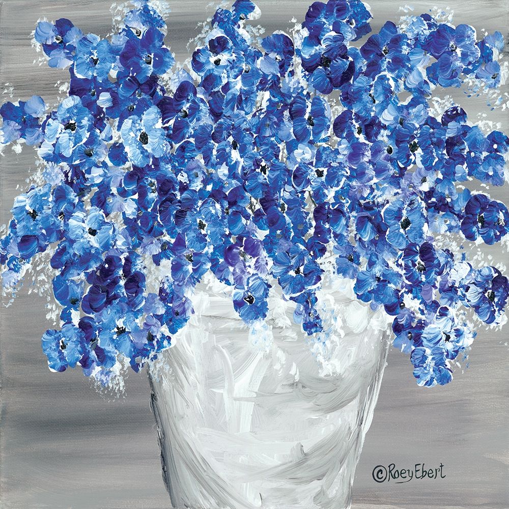 Blooming Blues art print by Roey Ebert for $57.95 CAD