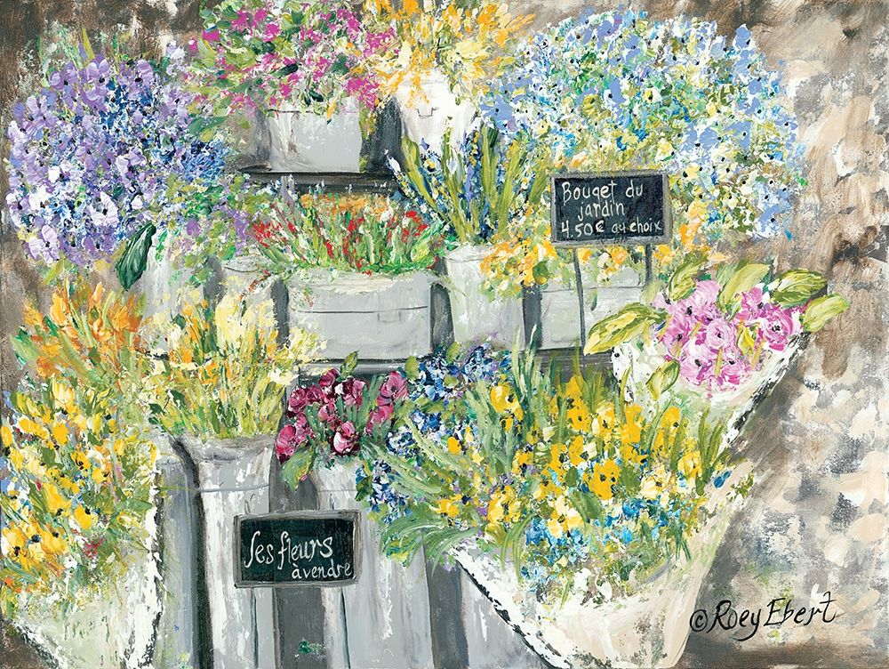 The French Flower Market art print by Roey Ebert for $57.95 CAD