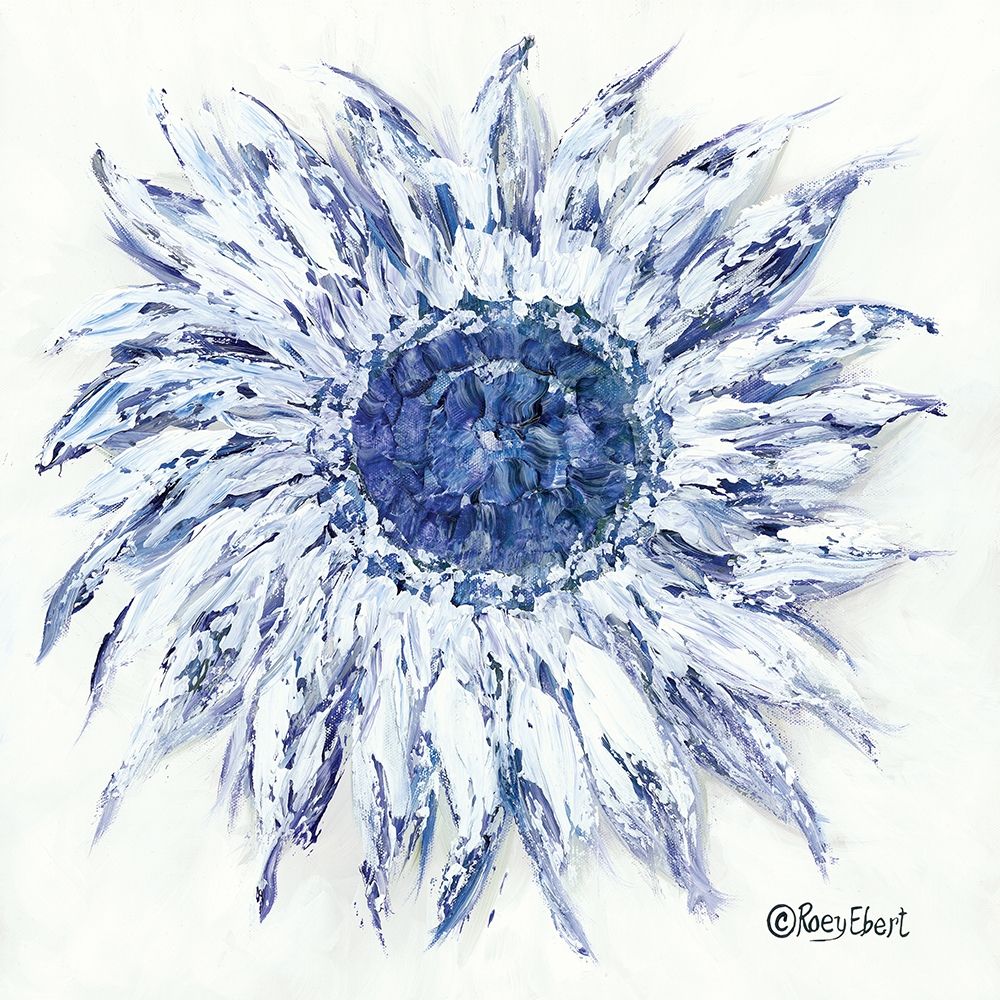 Blue Sunflower art print by Roey Ebert for $57.95 CAD